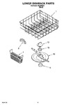 Diagram for 06 - Lower Dishrack Parts, Optional Parts (not Included)