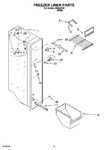 Diagram for 04 - Freezer Liner Parts