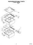 Diagram for 03 - Refrigerator Shelf Parts