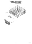 Diagram for 11 - Lower Rack Parts, Optional Parts (not Included)