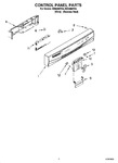 Diagram for 02 - Control Panel Parts