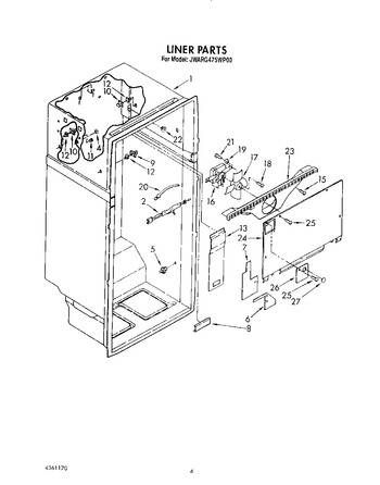 Diagram for JWARG475WP00