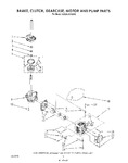 Diagram for 08 - Brake, Clutch, Gearcase, Motor And Pump