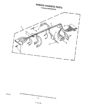 Diagram for KAWE460WAL0