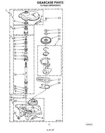 Diagram for KAWE460WAL0