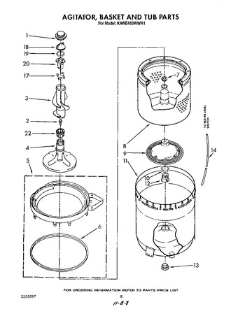 Diagram for KAWE460WWH1