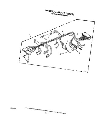 Diagram for KAWE460WWH1