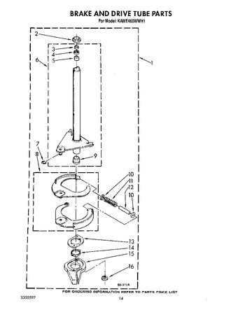 Diagram for KAWE460WWH1