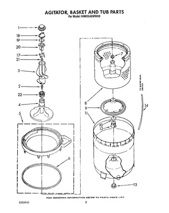 Diagram for KAWE540WWH0