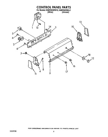 Diagram for KAWE560WWH2