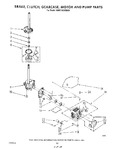 Diagram for 08 - Brake, Clutch, Gearcase, Motor And Pump