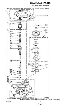 Diagram for KAWE760WAL0