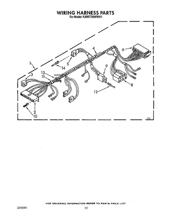 Diagram for KAWE760WWH1