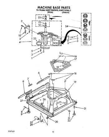 Diagram for KAWE760WAL3