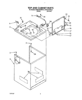 Diagram for KAWE760WAL3