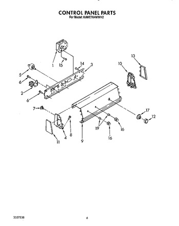 Diagram for KAWE764WWH2