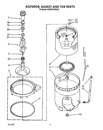 Diagram for KAWE764WWH2