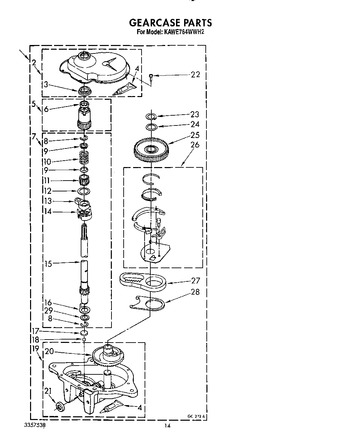 Diagram for KAWE764WWH2