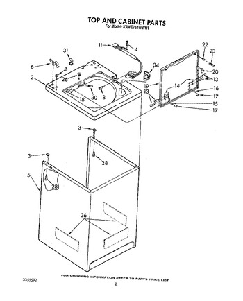 Diagram for KAWE764WWH1