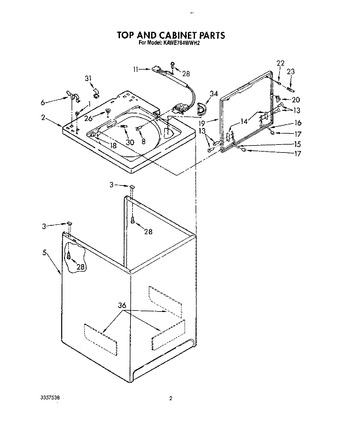 Diagram for KAWE764WWH2