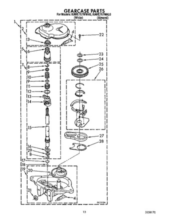 Diagram for KAWE767WAL0