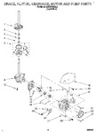 Diagram for 04 - Brake, Clutch, Gearcase, Motor And Pump