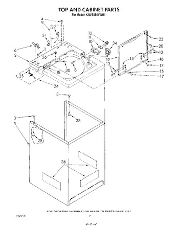 Diagram for KAWE850VAL1