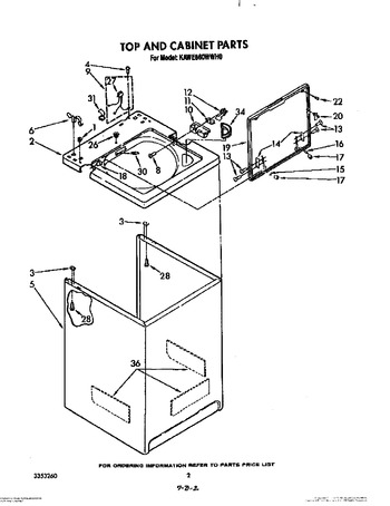 Diagram for KAWE860WAL0