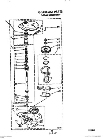 Diagram for KAWE860WWH0