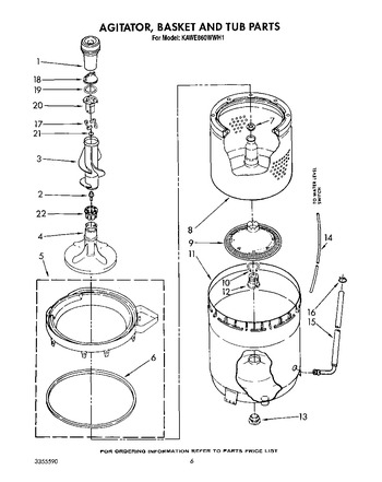 Diagram for KAWE860WWH1