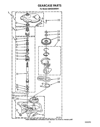 Diagram for KAWE860WWH1