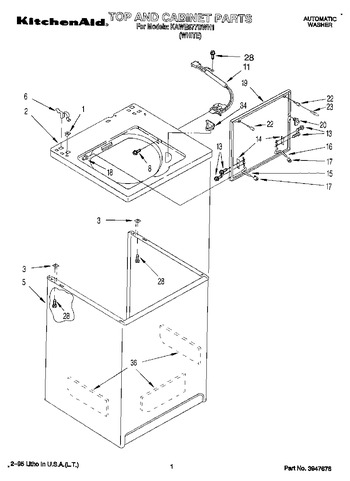 Diagram for KAWE877BWH1