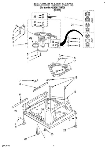 Diagram for KAWE877BWH1