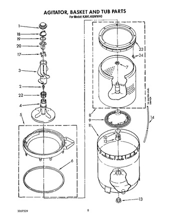 Diagram for KAWL400WAL0