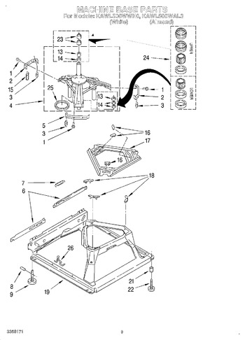 Diagram for KAWL500WAL0