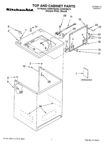 Diagram for KAWS750JQ4