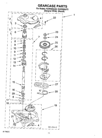 Diagram for KAWS850JT2