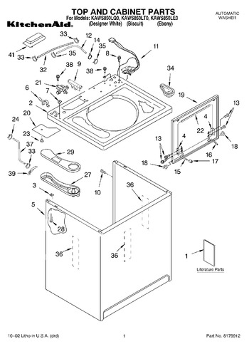 Diagram for KAWS850LQ0