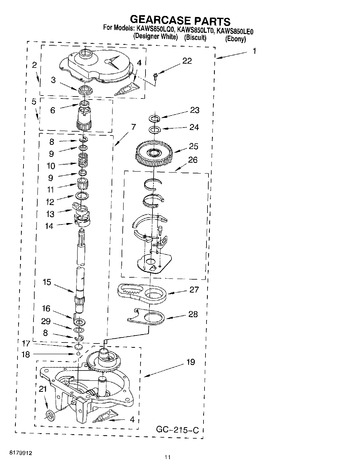 Diagram for KAWS850LQ0