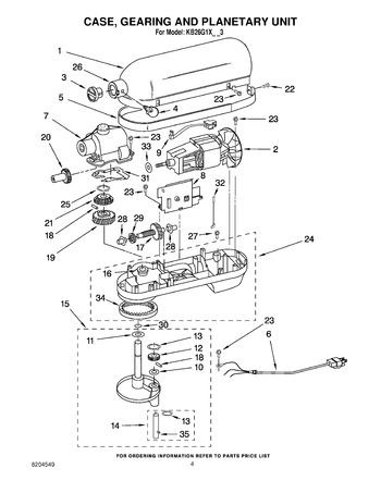 Diagram for KB26G1XTG3