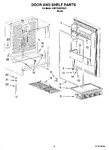 Diagram for 02 - Door And Shelf Parts