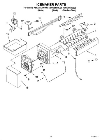 Diagram for KBFA25ERWH00