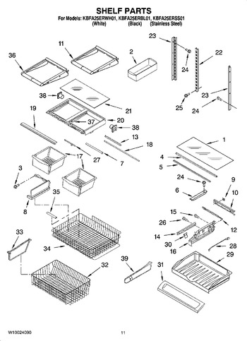 Diagram for KBFA25ERWH01