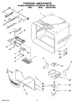 Diagram for 02 - Freezer Liner Parts