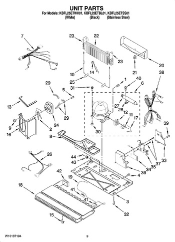 Diagram for KBFL25ETWH01