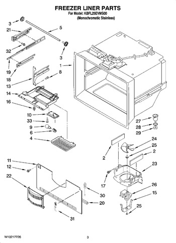 Diagram for KBFL25EVMS00