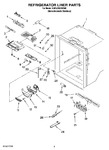 Diagram for 03 - Refrigerator Liner Parts