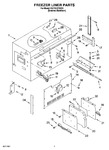 Diagram for 05 - Freezer Liner Parts