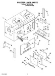 Diagram for 05 - Freezer Liner Parts