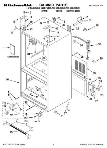 Diagram for KBFS20ETWH00